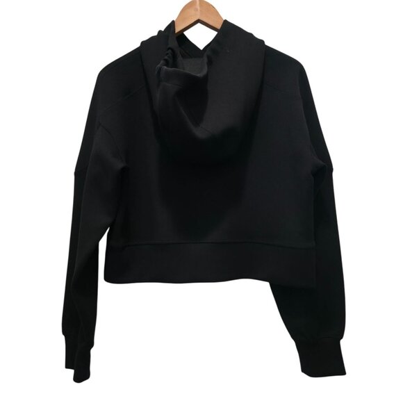 Lululemon Get Centered Crop Black Athleisure Pullover Hoodie Women's Sz 6 - Picture 2 of 9